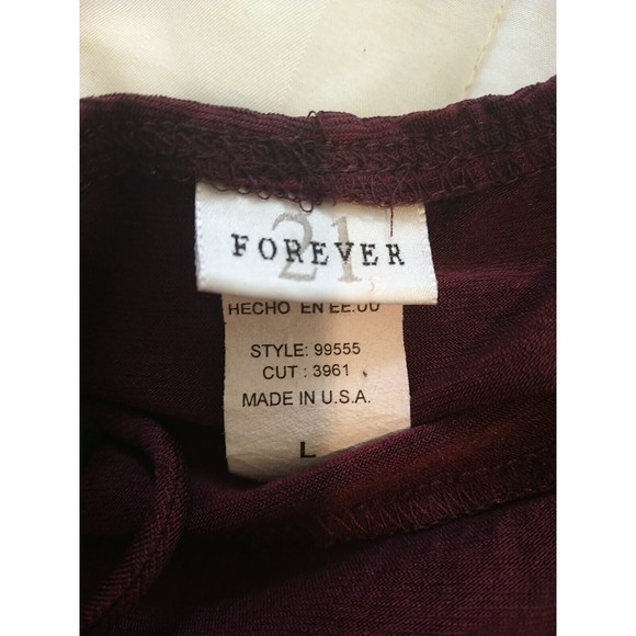 Vintage Forever 21 Dress With Slits On Sides Size Large - Picture 8 of 8